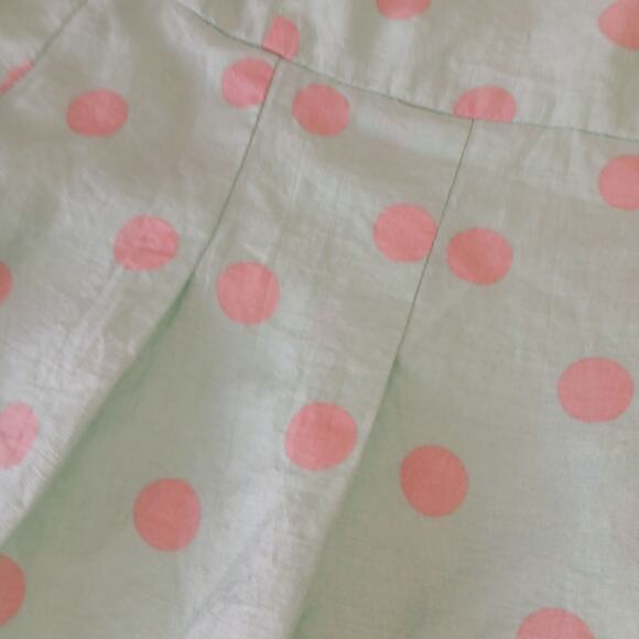 Sweet Miss Large Mint Green & Pink Polka Dot Fit and Flare Dress sz Large - Picture 13 of 13